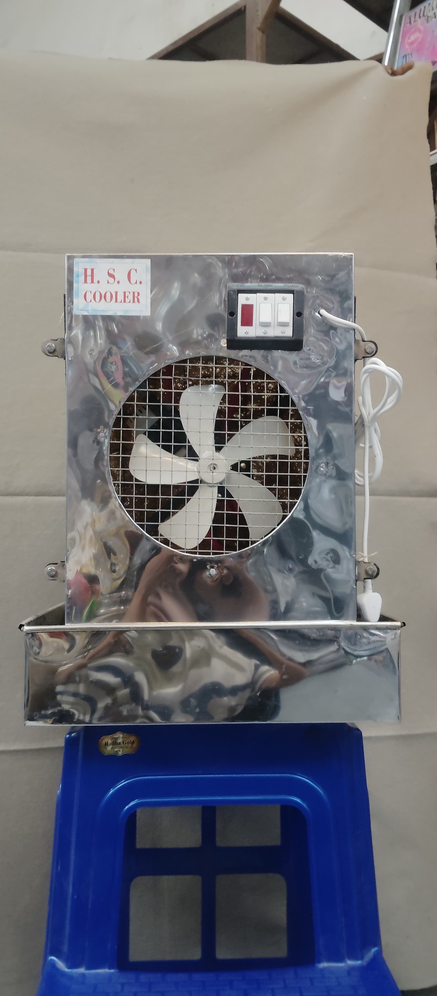 Premium Steel Cooler Side View